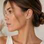 9ct Yellow Gold Sleeper Hoop Earrings