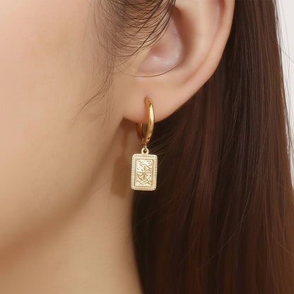 Starlume Square Earrings
