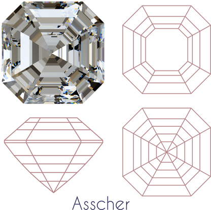 Asscher Cut Moissanite